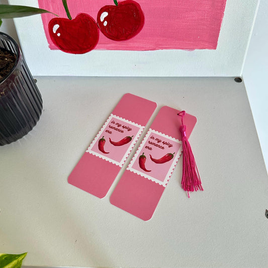 In my Spicy Romance Era Stamp Bookmark