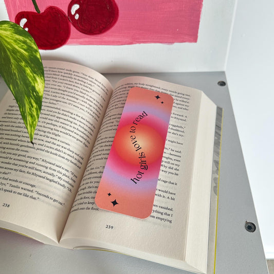 Hot Girls Love To Read Aura Bookmark