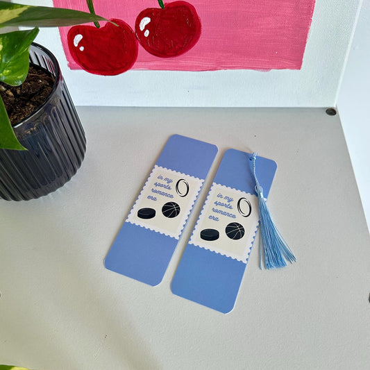 In my Sports Romance Era Stamp Bookmark