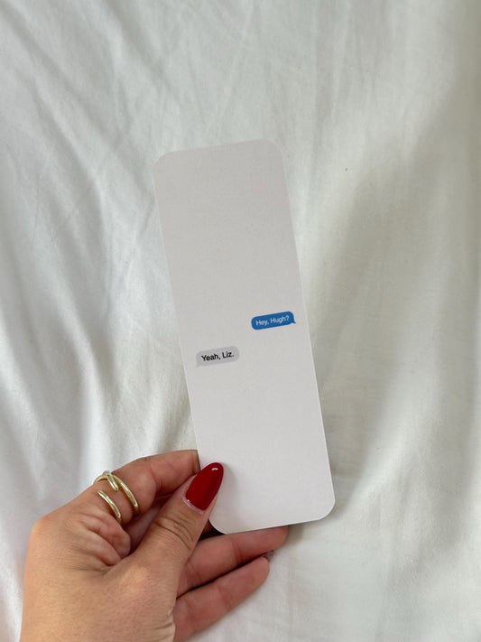 Boys of Tommen Lizzie/Hughie Bookmark