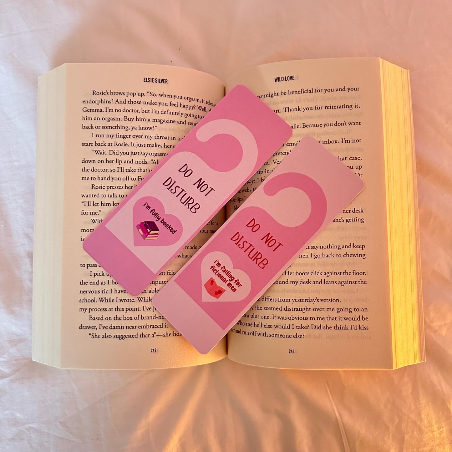 Pink ‘Do Not Disturb’ Bookmark