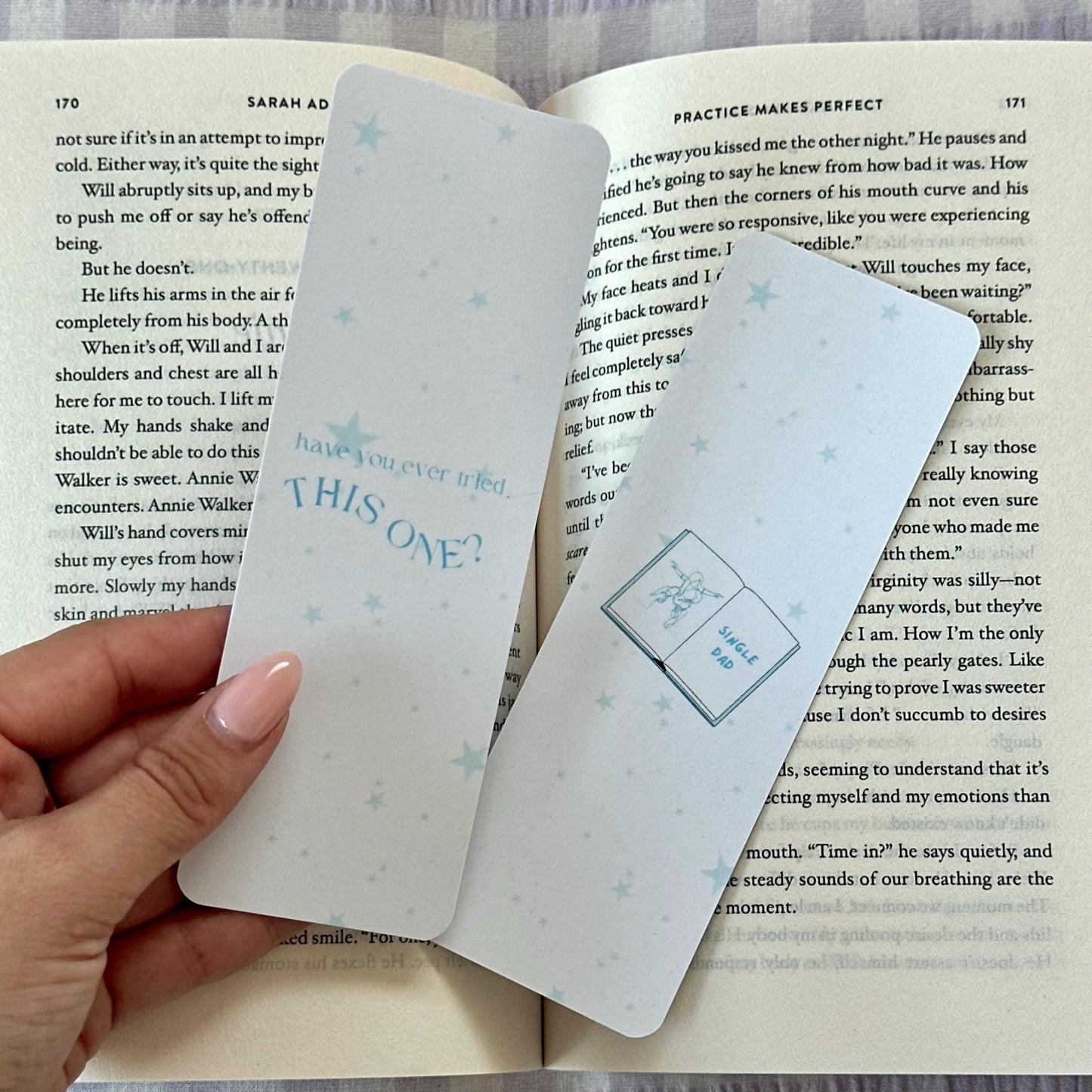 Single Dad Trope Bookmark