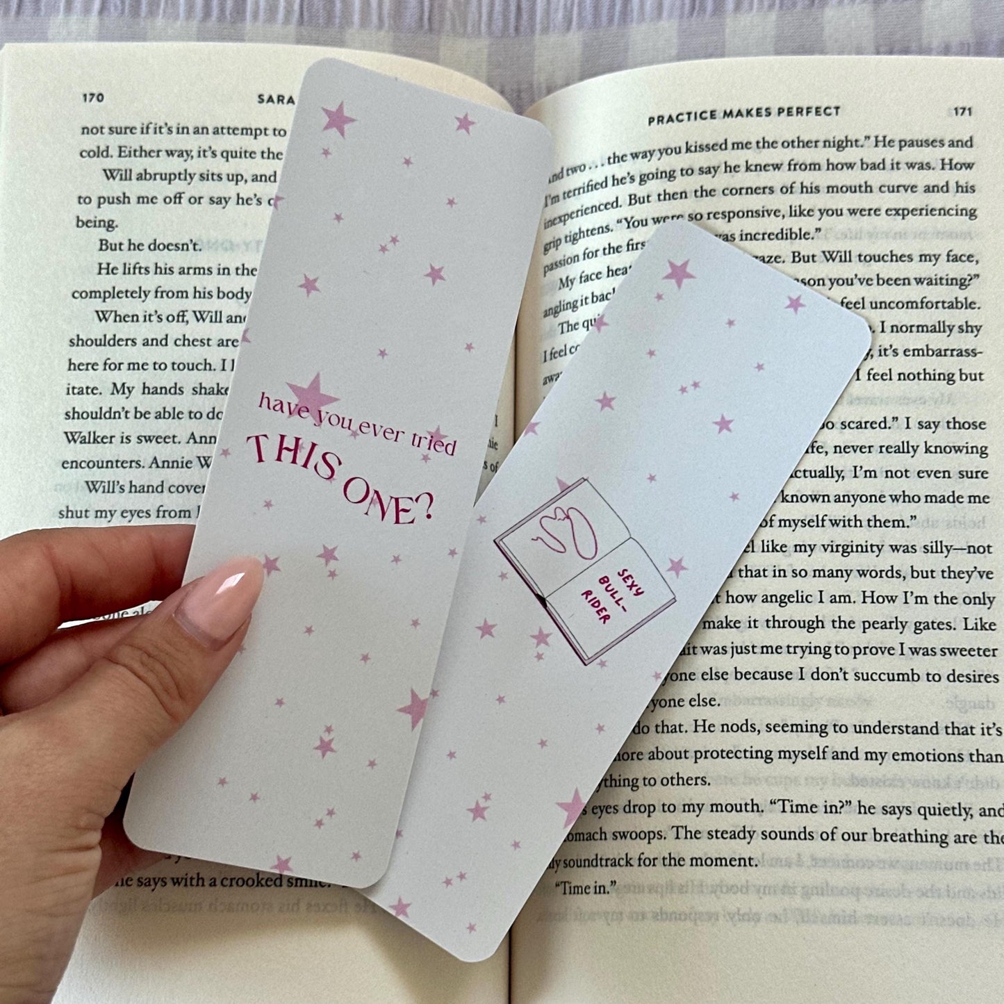 Sexy Bull Rider Trope Bookmark