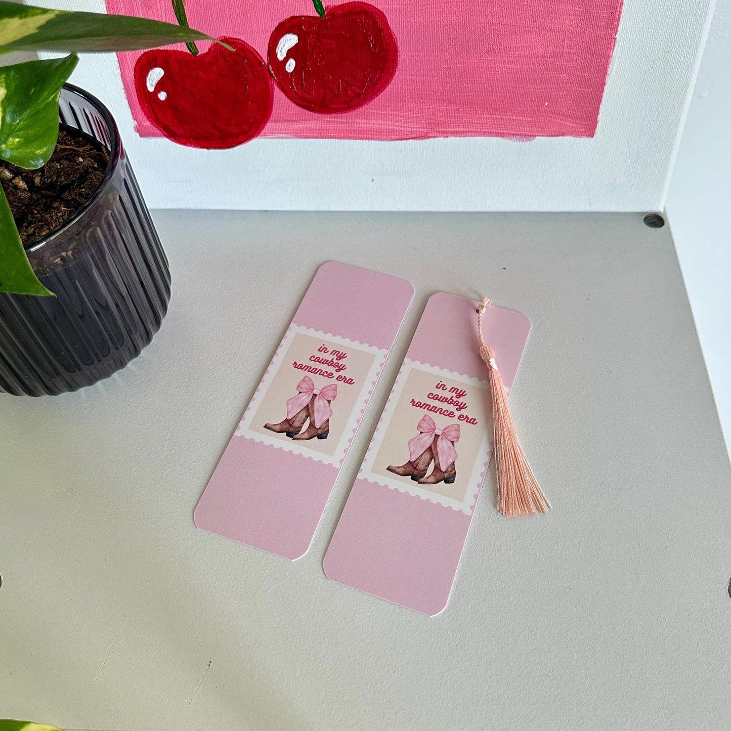 In my Cowboy Romance Era Stamp Bookmark