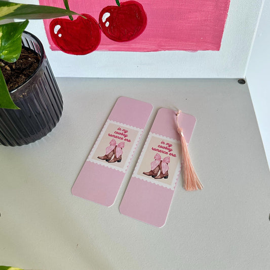 In my Cowboy Romance Era Stamp Bookmark