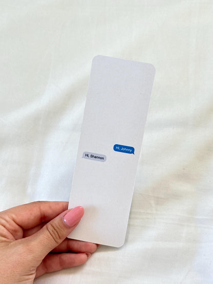 Boys of Tommen Johnny/Shannon Bookmark