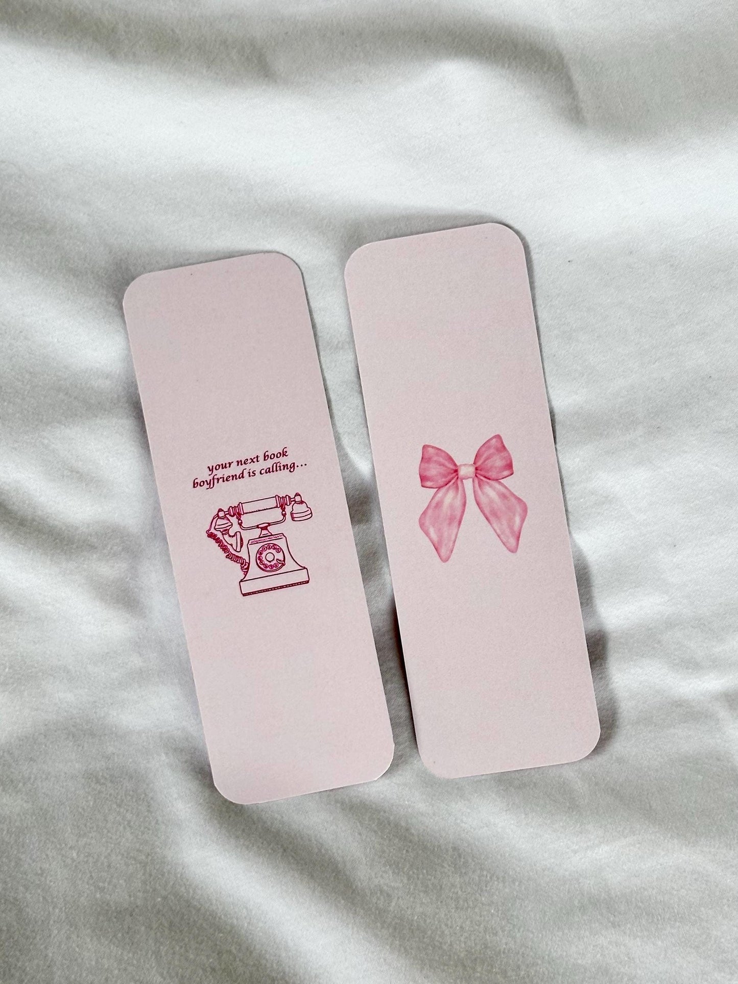 Book Boyfriend Pink Bookmark