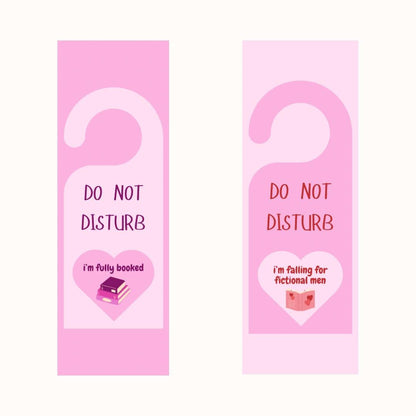Pink ‘Do Not Disturb’ Bookmark