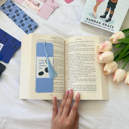 In my Sports Romance Era Stamp Bookmark