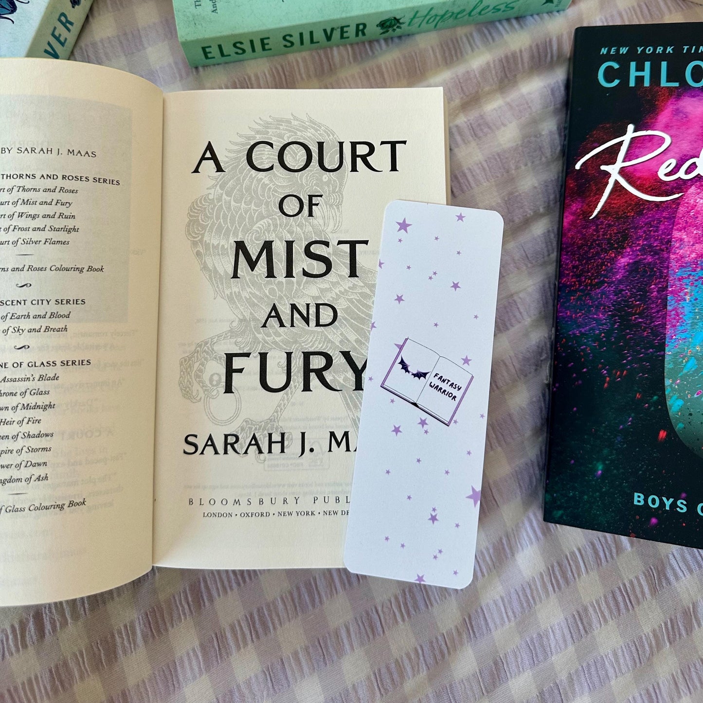 Fantasy Warrior Trope Bookmark