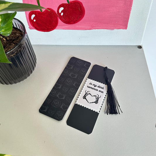 In my Dark Romance Era Stamp Bookmark