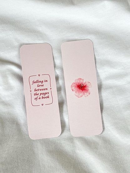 Falling In Love… Pink Bookmark