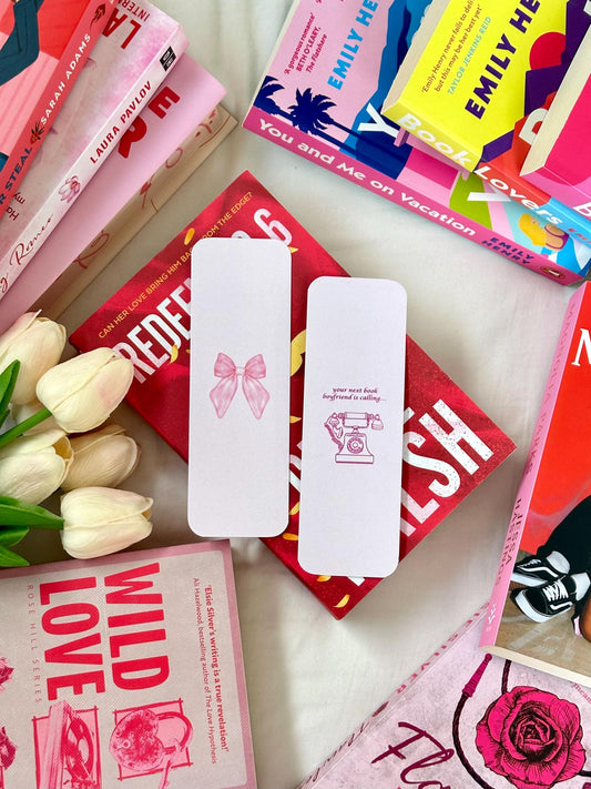 Book Boyfriend Pink Bookmark