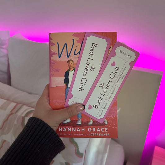 Pink Ticket Stub Bookmark