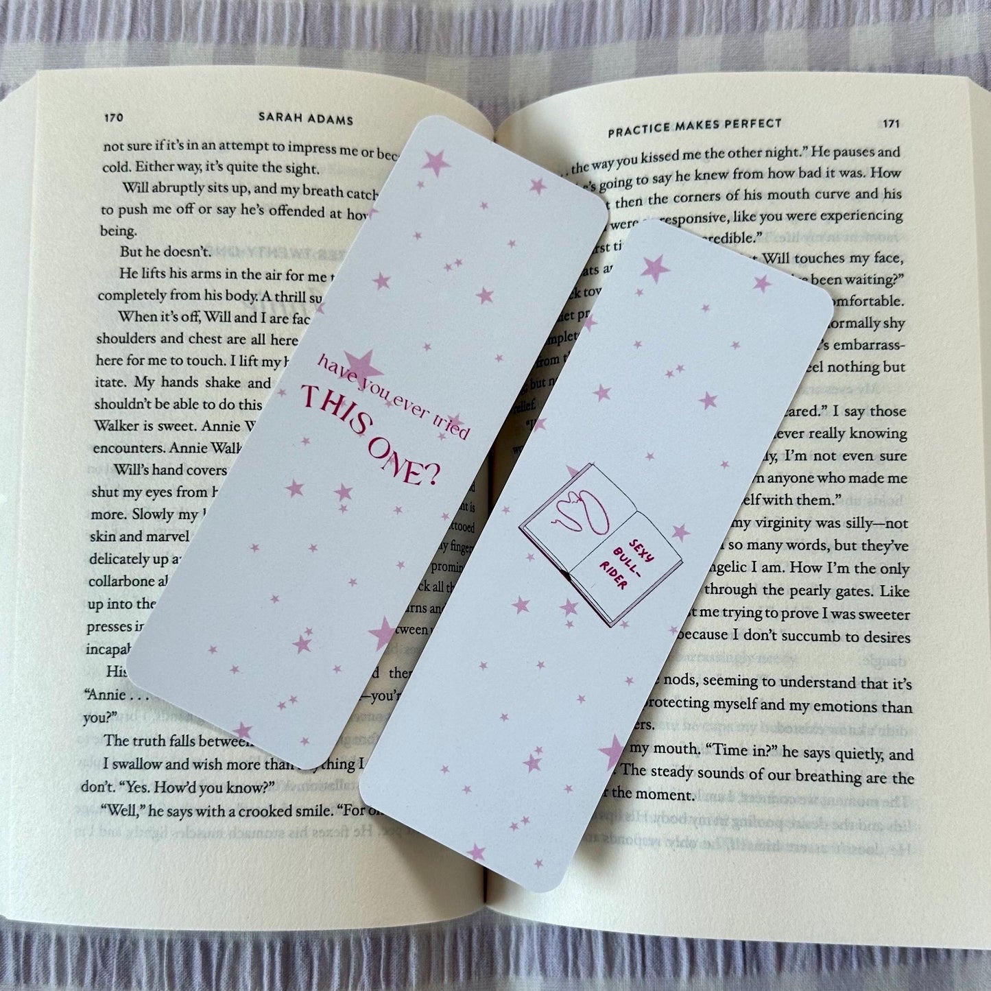 Sexy Bull Rider Trope Bookmark