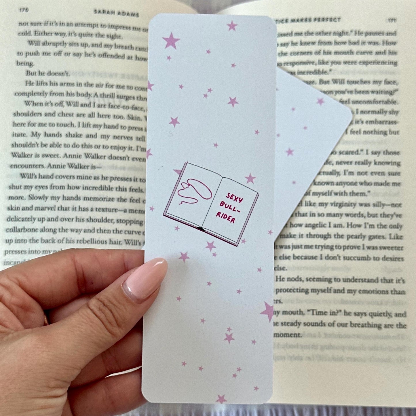 Sexy Bull Rider Trope Bookmark