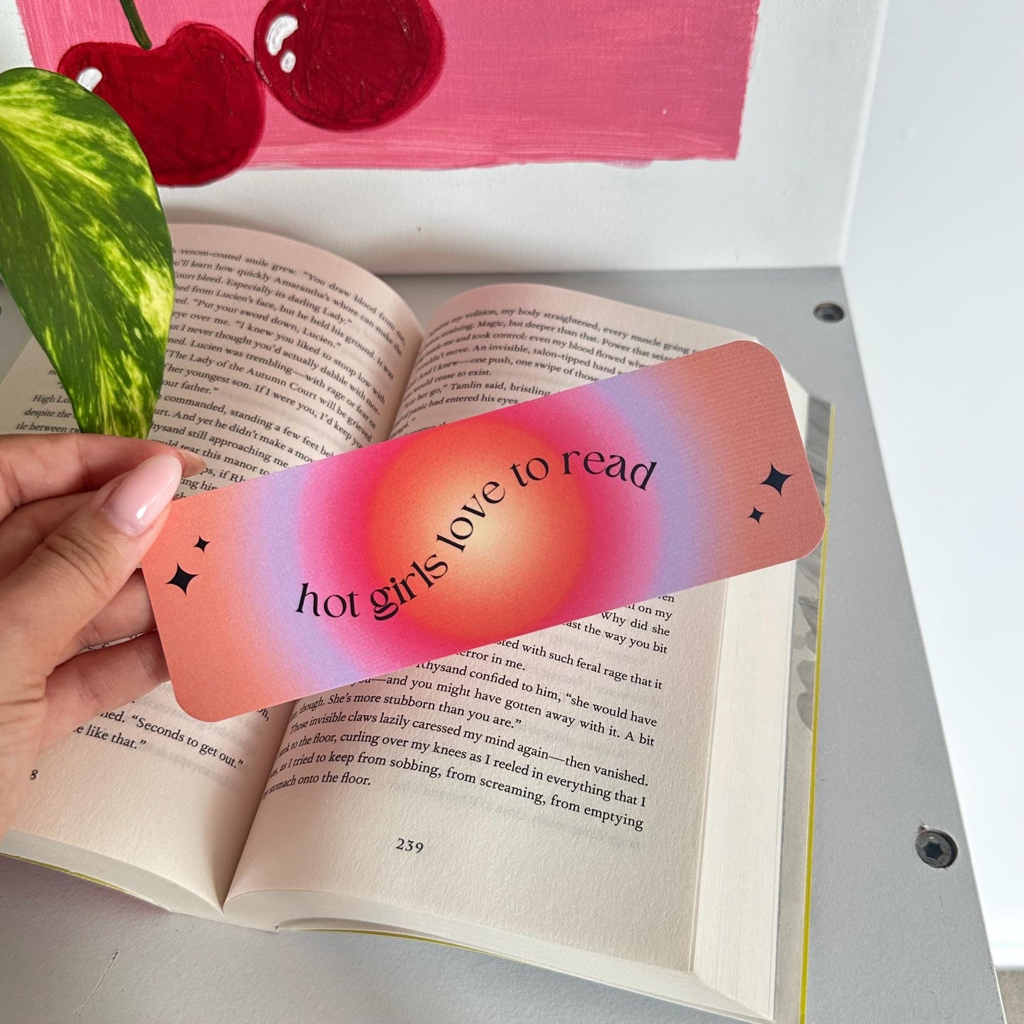 Hot Girls Love To Read Aura Bookmark
